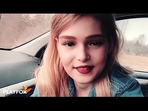 ❤️ Sexy babe cikin farin ciki yana tsotse katin rangwame ️❌ Batsa na dubura